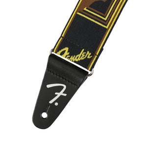 Fender WeighLess Monogram Guitar Strap, Multi-Colour