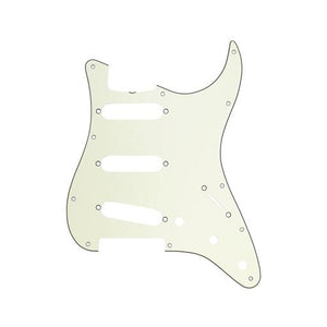 Fender 11-Hole 60s Vintage-Style SSS Stratocaster Pickguard, Mint Green