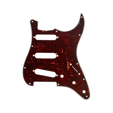 Fender 11-Hole 60s Vintage-Style SSS Stratocaster Pickguard, Tortoise Shell