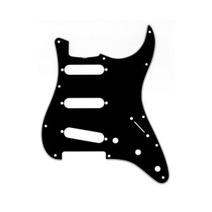 Fender 11-Hole 60s Vintage-Style SSS Stratocaster Pickguard, Black