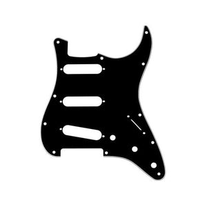 Fender 11-Hole Modern Style Stratocaster Pickguard, SSS, 3-Ply, Black