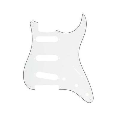Fender 11-Hole Modern Style Stratocaster Pickguard, SSS, 3-Ply, Parchment