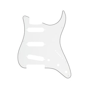 Fender 11-Hole Modern Style Stratocaster Pickguard, SSS, 3-Ply, Parchment