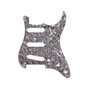 Fender 11-hole Modern-Style Stratocaster Pickguard, SSS, 4-Ply, Black Pearl