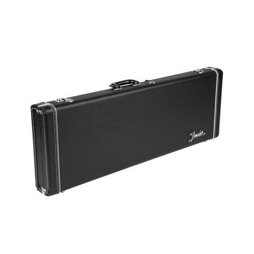 Fender Deluxe Strat/Tele Guitar Case, Black w/ Orange Plush Interior