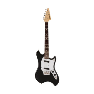 Fender Japan Swinger Electric Guitar, RW FB, Black