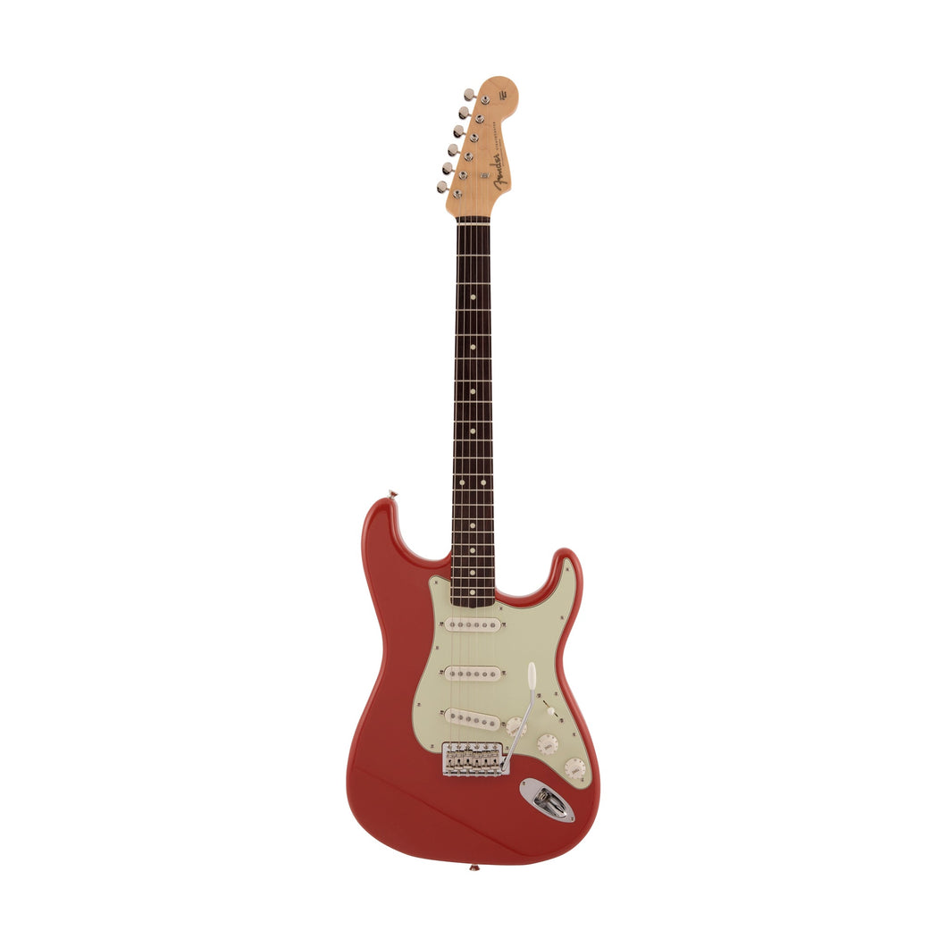 Fender Japan Traditional II 60s Stratocaster Electric Guitar, RW FB, Fiesta Red