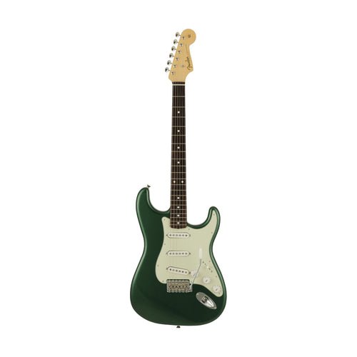 [PREORDER] Fender Japan Traditional II 60s Stratocaster Electric Guitar, RW FB, Aged Sherwood Green Metallic