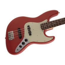 [PREORDER 2 WEEKS] Fender Japan Traditional II 60s Jazz Bass Guitar, RW FB, Fiesta Red
