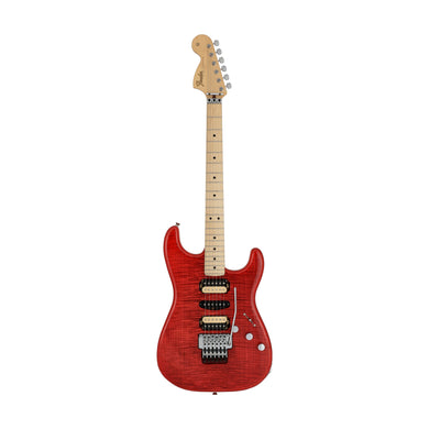 [PREORDER 2 WEEKS] Fender Michiya Haruhata Stratocaster Electric Guitar, Maple FB, Trans Pink