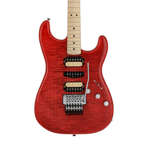 [PREORDER 2 WEEKS] Fender Michiya Haruhata Stratocaster Electric Guitar, Maple FB, Trans Pink