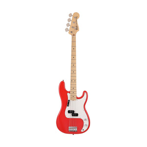 [PREORDER 2 WEEKS] Fender Japan Limited International Color Precision Bass Electric Guitar, Maple FB, Morocco Red