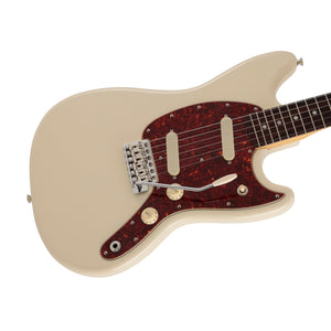 [PREORDER 2 WEEKS] Fender Japan CHAR Signature Mustang Electric Guitar, RW FB, Olympic White