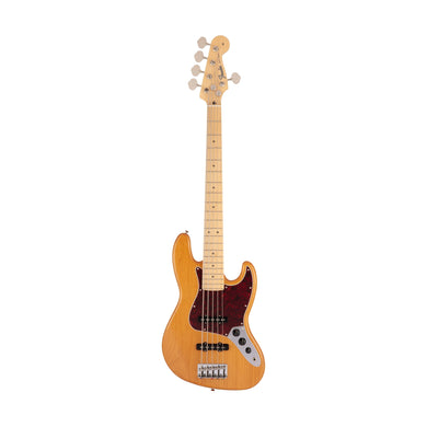 [PREORDER 2 WEEKS] Fender Japan Hybrid II Jazz Bass V Guitar, Maple FB, Vintage Natural