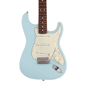 [PREORDER 2 WEEKS] Fender Japan Junior Collection Stratocaster Electric Guitar, RW FB, Satin Daphne Blue