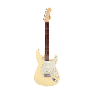 [PREORDER 2 WEEKS] Fender Japan Junior Collection Stratocaster Electric Guitar, RW FB, Satin Vintage White
