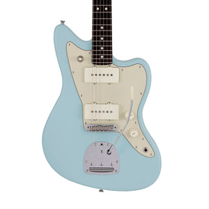 [PREORDER] Fender Japan Junior Collection Jazzmaster Electric Guitar, RW FB, Satin Daphne Blue