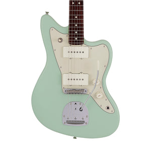 [PREORDER] Fender Japan Junior Collection Jazzmaster Electric Guitar, RW FB, Satin Surf Green