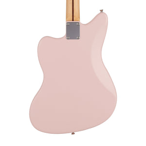 [PREORDER] Fender Japan Junior Collection Jazzmaster Electric Guitar, Maple FB, Satin Shell Pink
