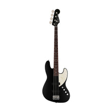 Fender Japan Elemental Jazz Bass HH Guitar, RW FB, Stone Black