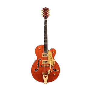 [PREORDER] Gretsch G6120TG Players Edition Nashville Hollowbody Electric Guitar w/Bigsby, Orange Stain
