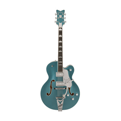[PREORDER] Gretsch G6136T-140 PRO 140th Falcon Hollowbody Guitar w/Bigsby, 2-Tone Stone/Pure Platinum