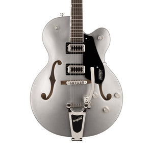 [PREORDER] Gretsch G5420T Electromatic Classic Hollow Body Single-Cut Bigsby Electric Guitar, Airline Silver