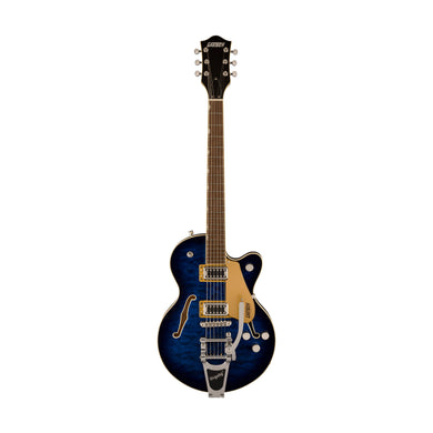 [PREORDER] Gretsch G5655T-QM Electromatic Center Block Jr. SC Quilted w/ Bigsby Guitar, Maple FB, Hudson Sky