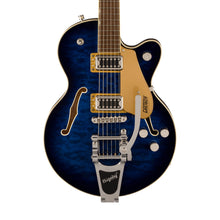 [PREORDER] Gretsch G5655T-QM Electromatic Center Block Jr. SC Quilted w/ Bigsby Guitar, Maple FB, Hudson Sky