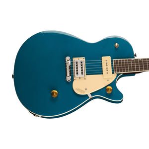 [PREORDER] Gretsch G2215-P90 Streamliner Junior Jet Club Electric Guitar, Laurel FB, Ocean Turquoise