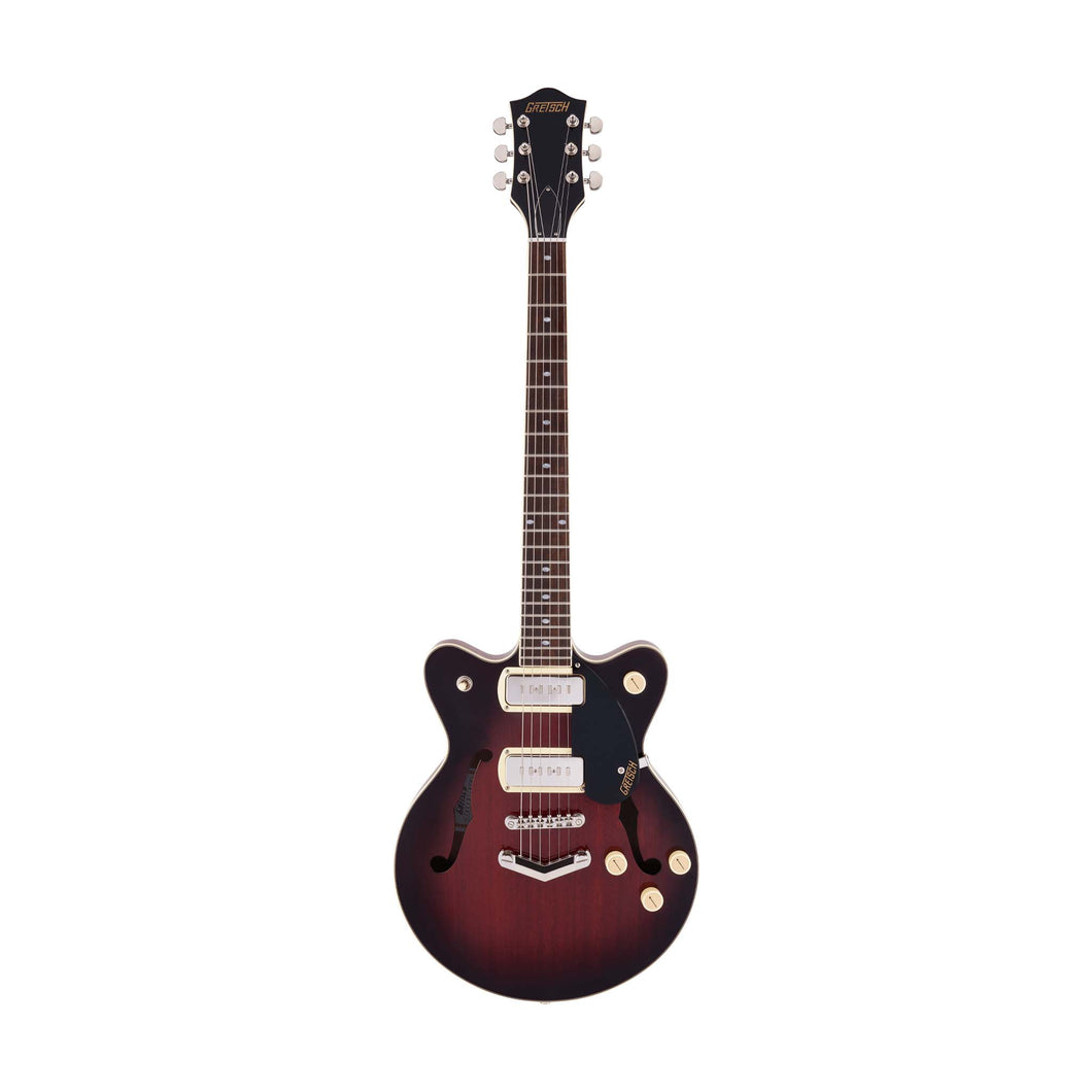 [PREORDER] Gretsch G2655-P90 Streamliner Center Block Jr Electric Guitar, Laurel FB, Claret Burst