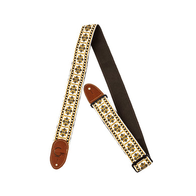 [PREORDER] Gretsch G Brand Guitar Strap, Diamond Brown Ends