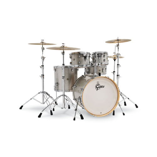 [PREORDER] Gretsch CM1-E825-SS Catalina Maple 5-Piece Drum Shell Kit(22inch Bass), Silver Sparkle