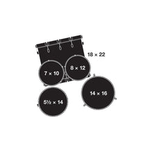 [PREORDER] Gretsch GB-E8256-301 Brooklyn 5-Piece Drum Shell Kit (22inch Bass), Gray Oyster