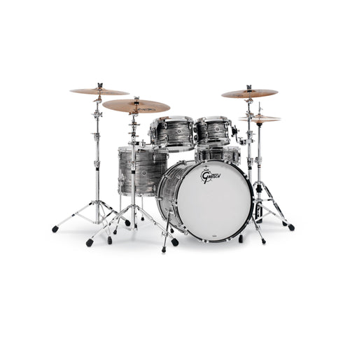 [PREORDER] Gretsch GB-E8256-301 Brooklyn 5-Piece Drum Shell Kit (22inch Bass), Gray Oyster