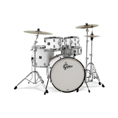 [PREORDER] Gretsch GE4605W Energy 5-Piece Drum Kit w/Hardware(20inch BD), No Cymbals, White