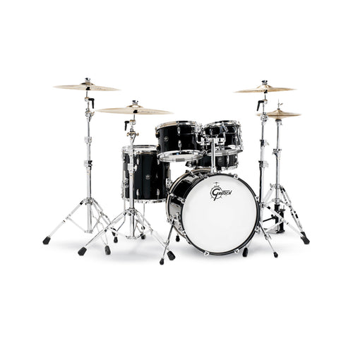 [PREORDER] Gretsch RN2-E605-PB Renown Maple 5-Piece Drum Shell Kit Set (20inch Bass), Piano Black
