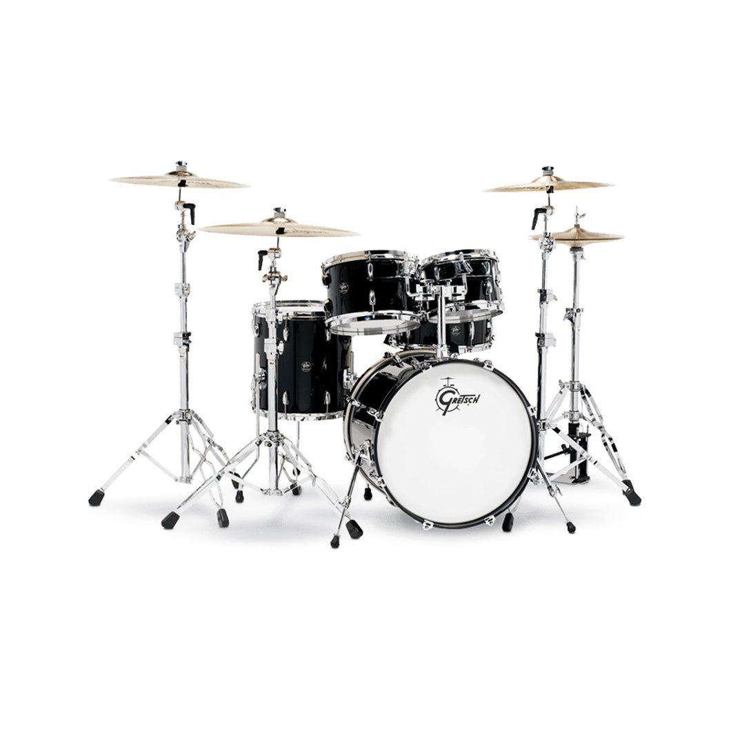 [PREORDER] Gretsch RN2-E605-PB Renown Maple 5-Piece Drum Shell Kit Set (20inch Bass), Piano Black