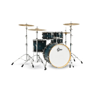 [PREORDER] Gretsch RN2-E825-SABB Renown Maple 5Pc Drum Shell Kit Set (22inch Bass), Satin Antique Blue Burst
