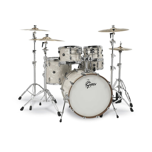 [PREORDER] Gretsch RN2-E825-VP Renown Maple 5-Piece Drum Shell Kit Set (22inch Bass), Vintage Pearl