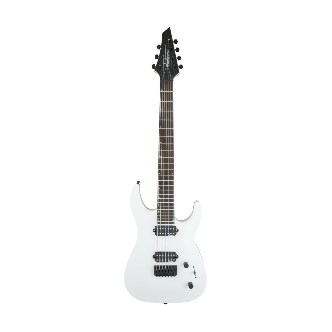 [PREORDER] Jackson Dinky JS32-7 DKA Electric Guitar, Amaranth FB, Snow White