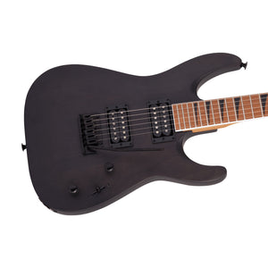 Jackson JS Series Dinky Arch Top JS24 DKAM Electric Guitar, Caramelized Maple FB, Black Stain
