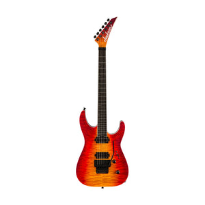 [PREORDER] Jackson Pro Plus Series Dinky DKAQ Electric Guitar, Ebony FB, Firestorm