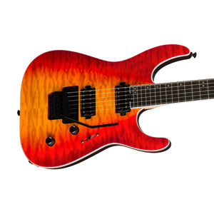 [PREORDER] Jackson Pro Plus Series Dinky DKAQ Electric Guitar, Ebony FB, Firestorm