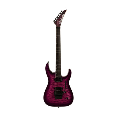 [PREORDER] Jackson Pro Plus Series Dinky DKAQ Electric Guitar, Ebony FB, Transparent Purple Burst