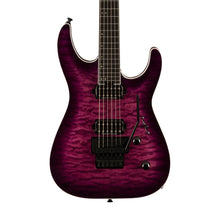 [PREORDER] Jackson Pro Plus Series Dinky DKAQ Electric Guitar, Ebony FB, Transparent Purple Burst