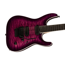 [PREORDER] Jackson Pro Plus Series Dinky DKAQ Electric Guitar, Ebony FB, Transparent Purple Burst