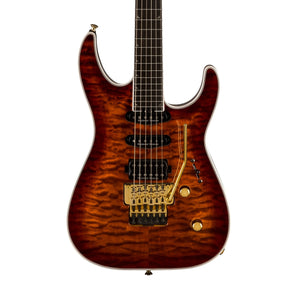 [PREORDER] Jackson Pro Plus Series Soloist SLA3Q Electric Guitar, Ebony FB, Amber Tiger Eye