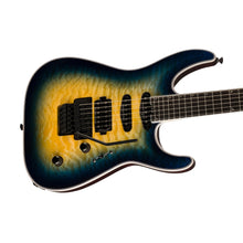 [PREORDER] Jackson Pro Plus Series Soloist SLA3Q Electric Guitar, Ebony FB, Amber Blue Burst