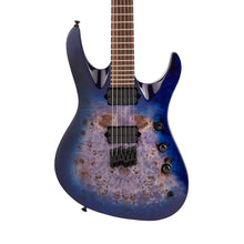Jackson Pro Series Signature Chris Broderick Soloist HT6P Elec Guitar, Laurel FB, Transparent Blue